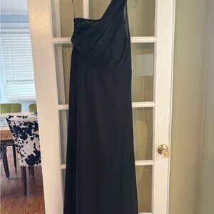 Birdy Grey One-Shoulder Black Dress